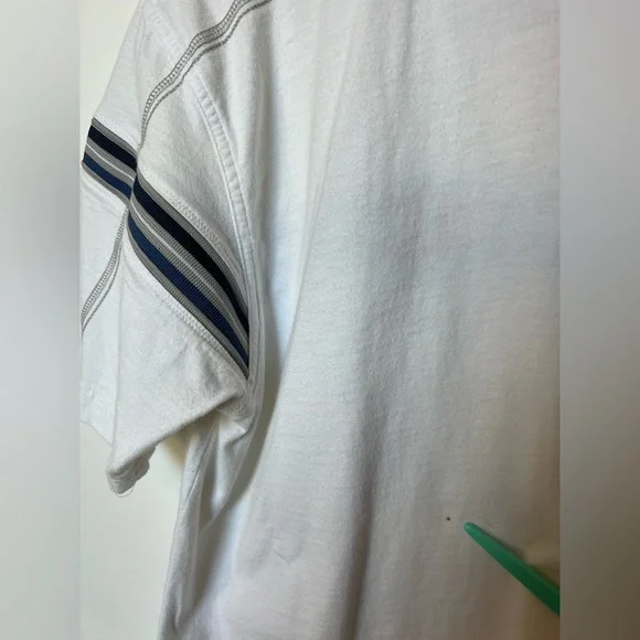 XG Extreme Quality White Stripe Tee Early 2000s Skate Surf Style Size M - Picture 7 of 14
